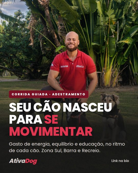 Post criado para a AtivaDog